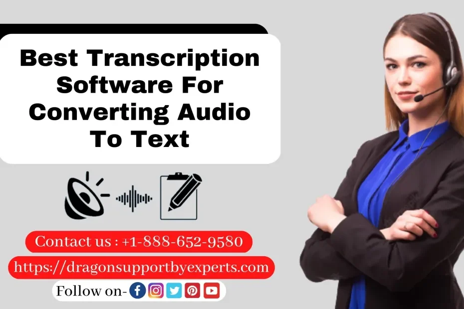 transcription software convert audio to text