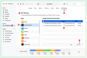 Wired Transfer Using iTunes