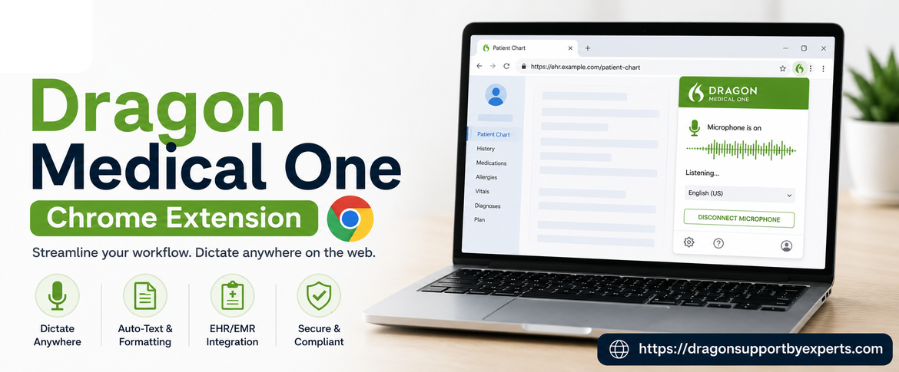 Dragon Medical One Chrome Extension 