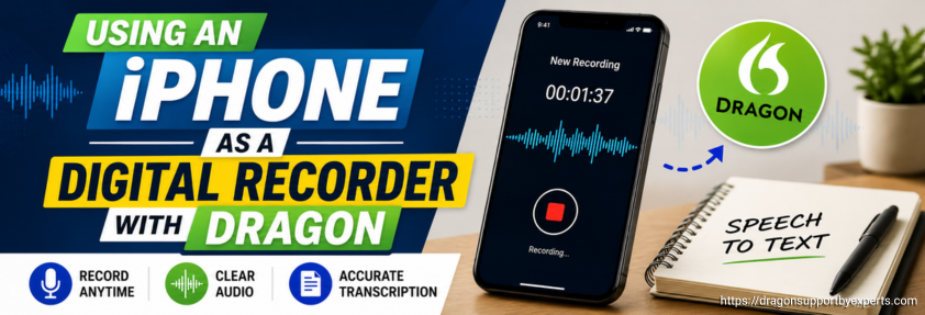 Using An iPhone As A Digital Recorder With Dragon